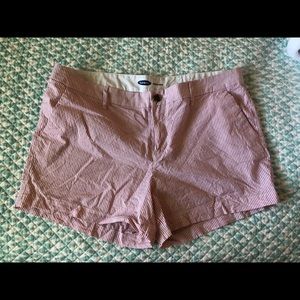 Old Navy red sheer sucker shorts